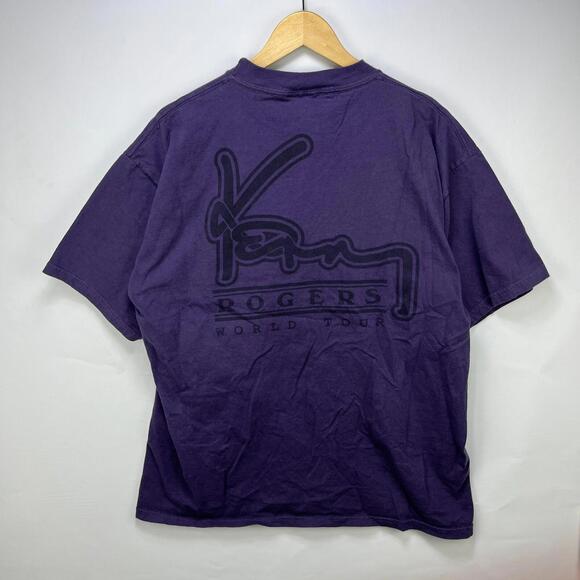 Vintage 90s Kenny Rogers Tour T Shirt XL Rap Tee - Picture 9 of 11